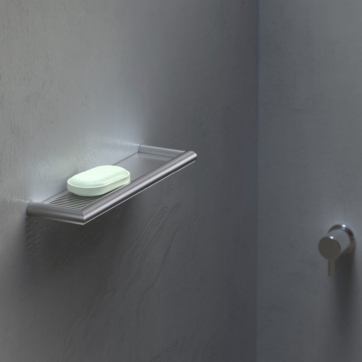 JABONERA ANGULO 300MM INOX