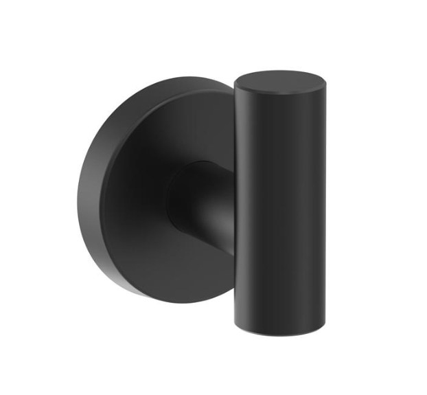 Perca Redonda Negra Mate BH26542MB - Estilo Moderno