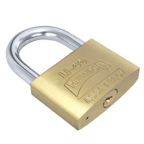 CANDADO DE LATÓN LINEA INTERNACIONAL 40 MM MOD. LI-40 DOBLE