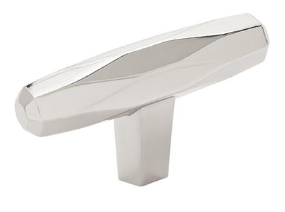 Pomo 2 1/2" St Vincent - Níquel Pulido Elegante