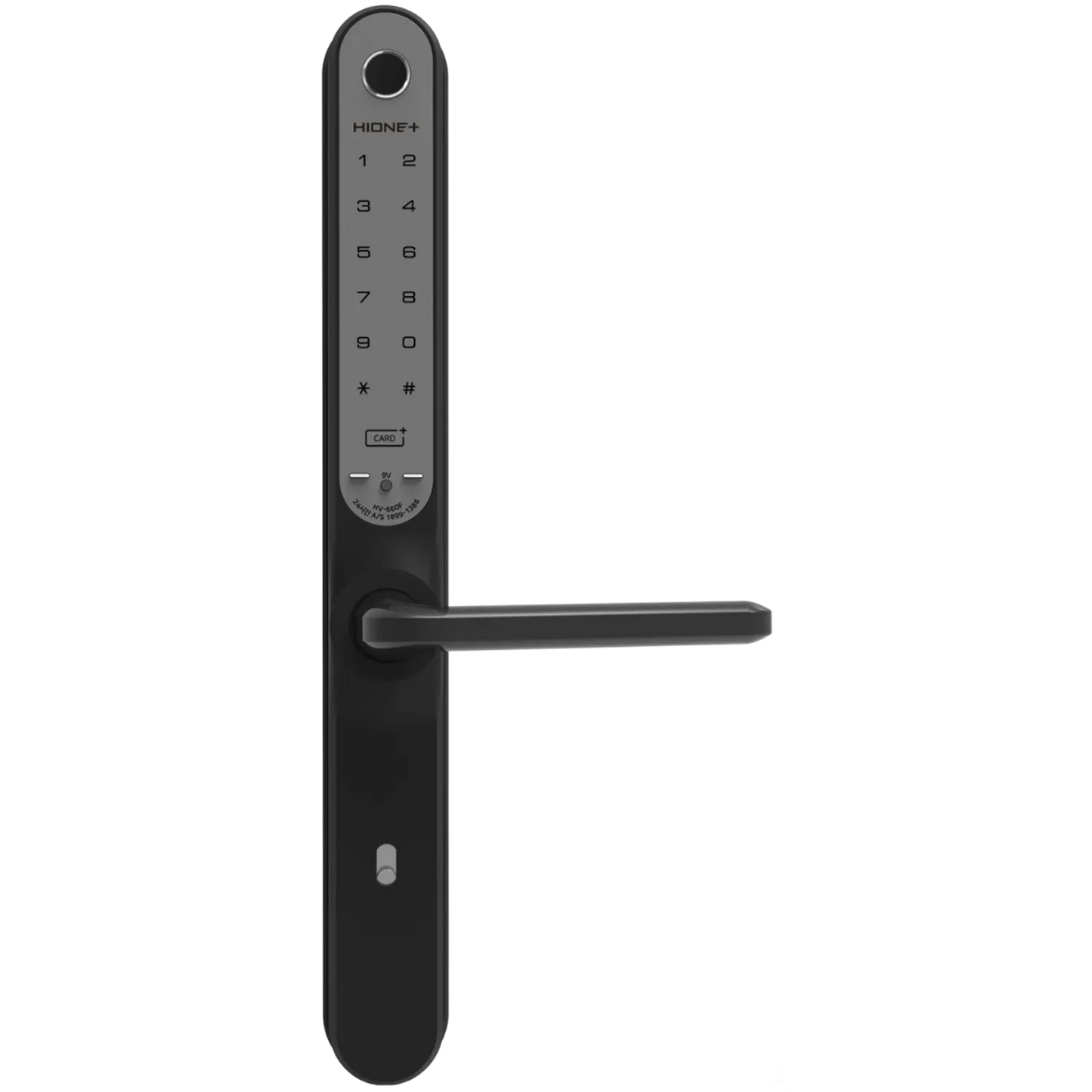 Cerrojo HV-660A Abatible Negro para Puertas Seguras