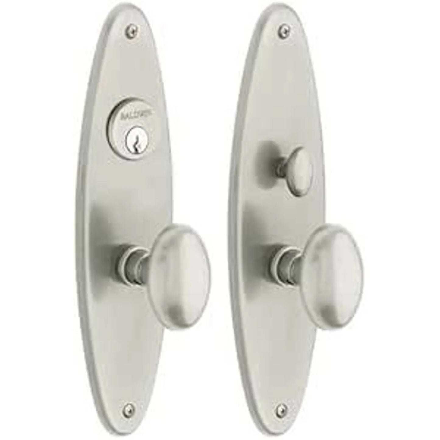 Wilmington Entrance Trim with 5025 Knob – Premium Brass