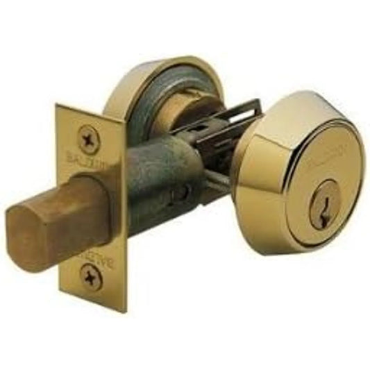 Contemporary Double Cylinder Deadbolt - Solid Brass Security