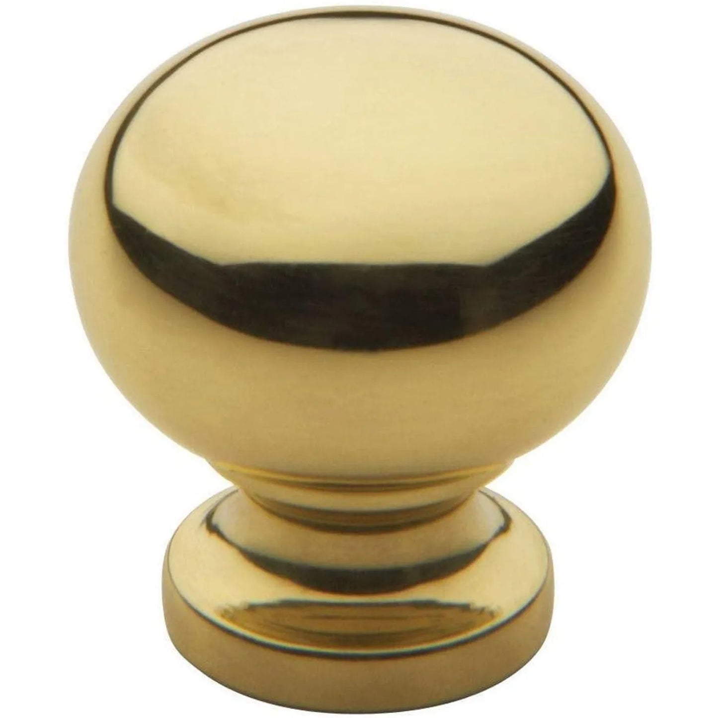 Premium Solid Brass Knob - Classic 0.75" Diameter
