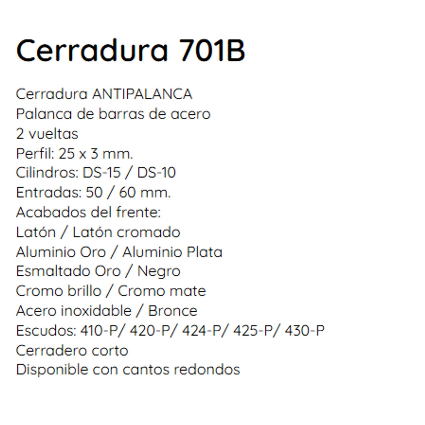 Cilindro Seguridad Latón DS-15/60 - Alta Durabilidad
