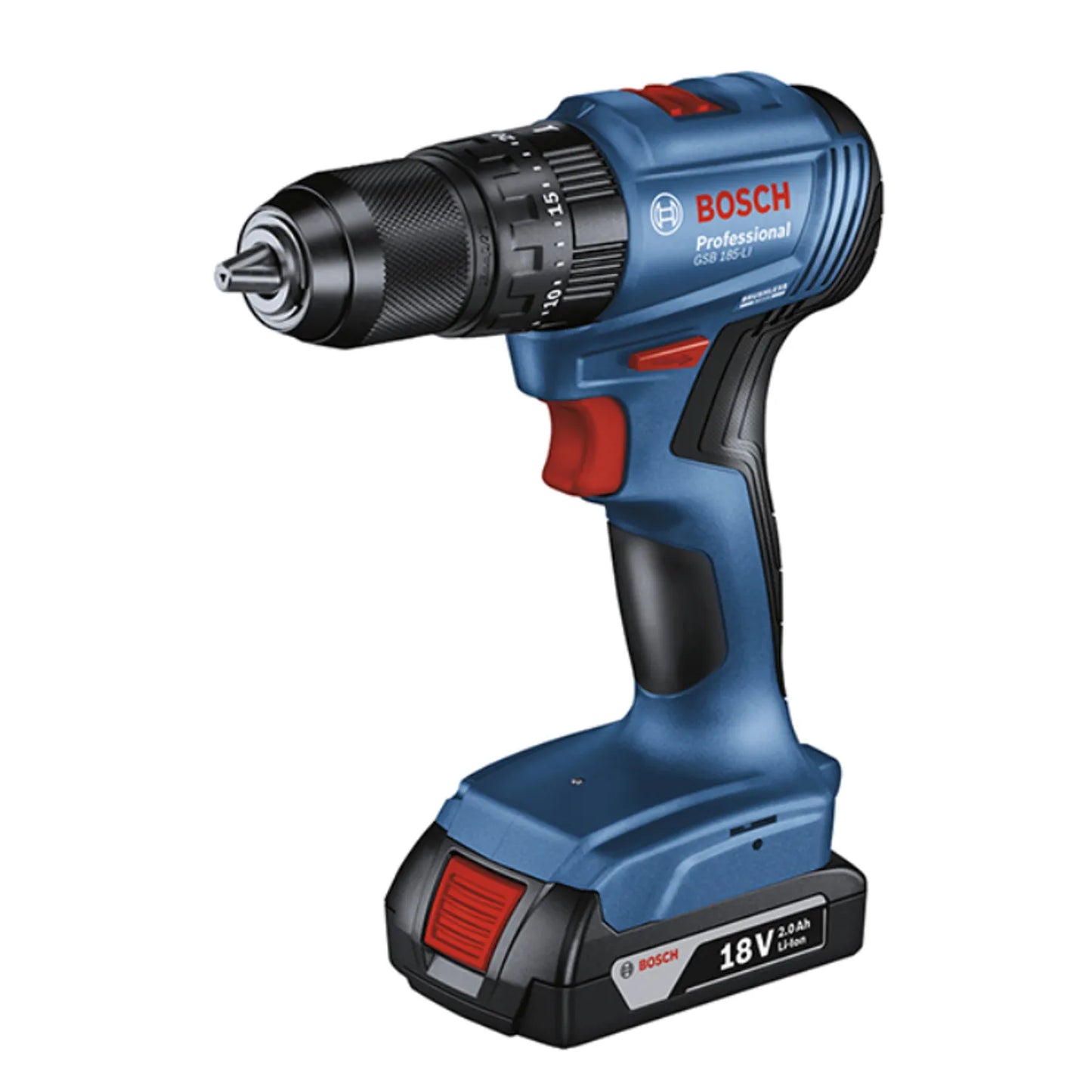 Rotomartillo Bosch GSB 185-LI 18V Inalámbrico 1/2'