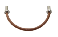 Jaladera Latón Níquel Satinado 96mm - Elegante y Duradera