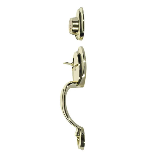 Cerradura Yale Venecia - Elegancia y Seguridad en Latón Brillante