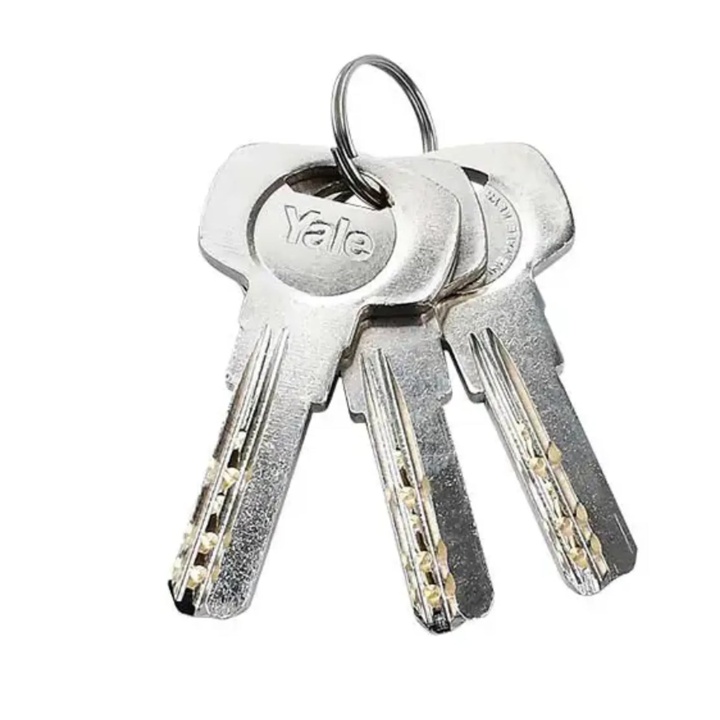 Cerradura Yale Venecia - Elegancia y Seguridad en Latón Brillante