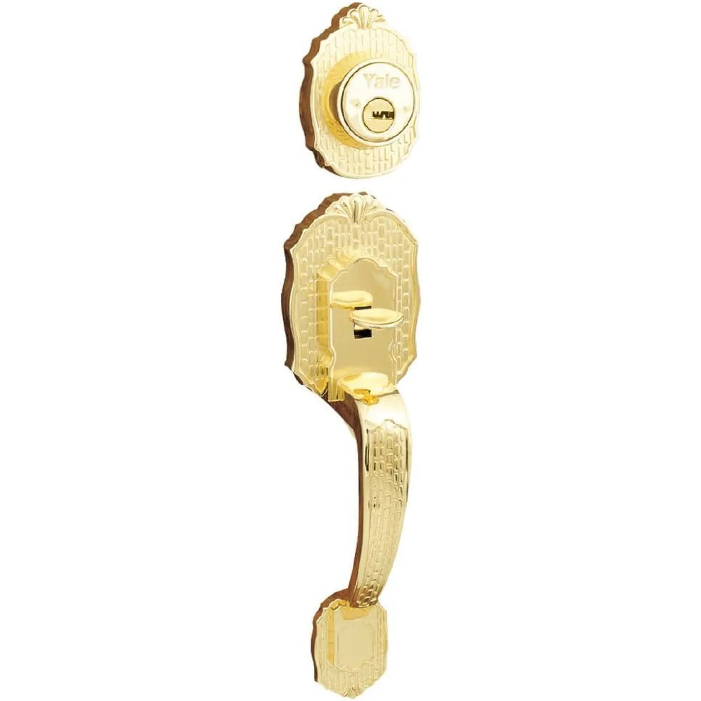 Cerradura Yale Verona - Seguridad y Diseño en Latón Brillante