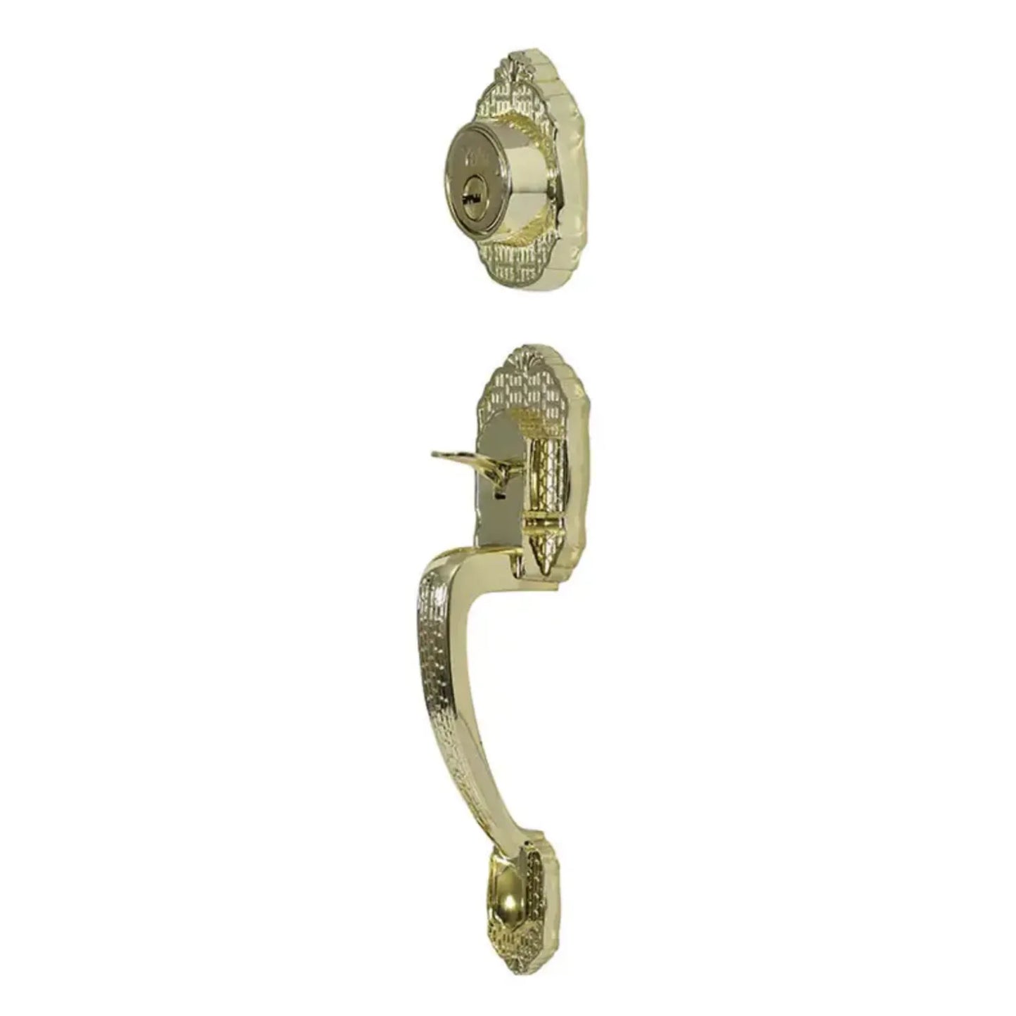 Cerradura Yale Verona - Doble Cilindro en Latón Brillante