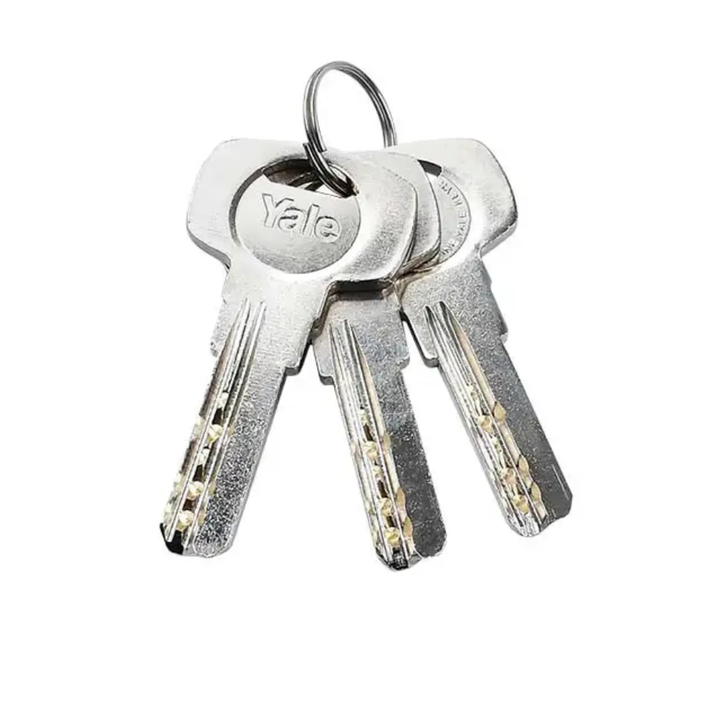 Cerradura Yale Verona - Doble Cilindro en Latón Brillante