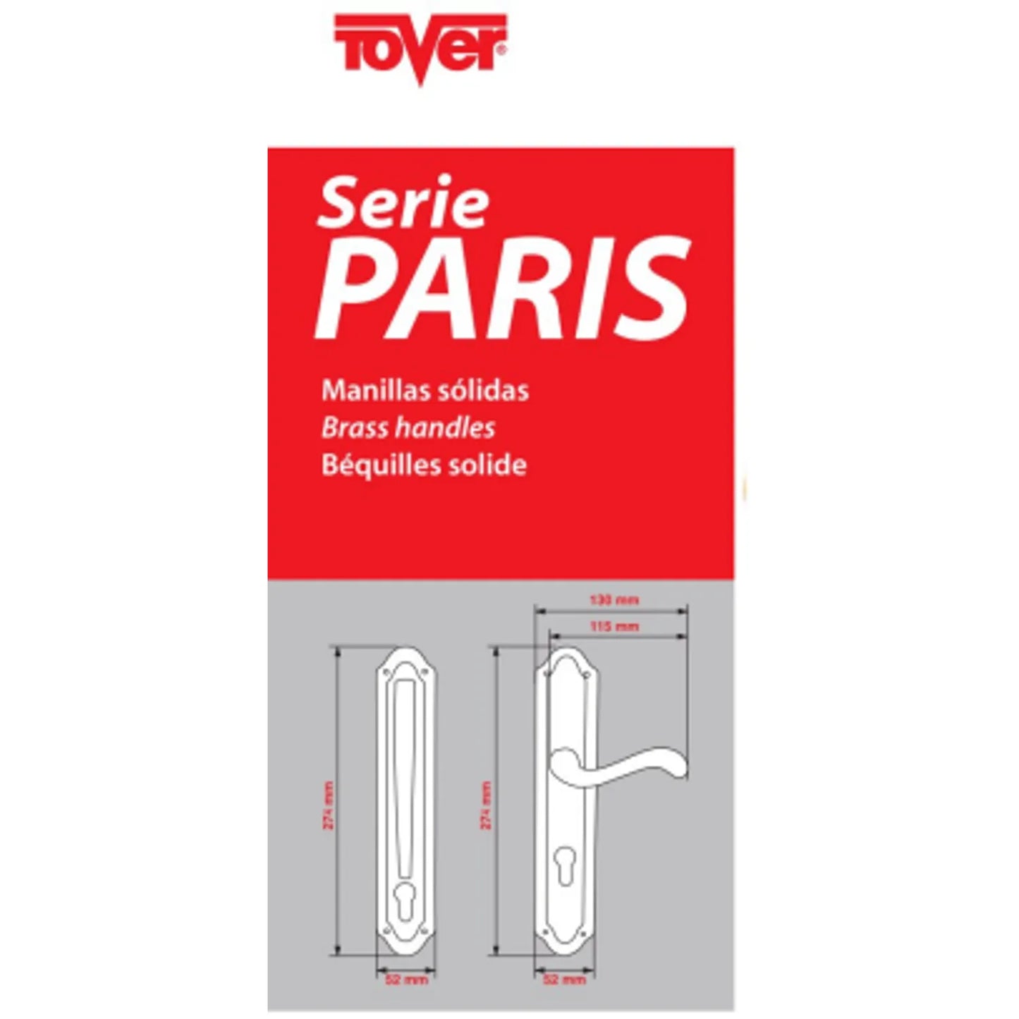 Cerraduras Paris J/M Oro - Seguridad y Estilo