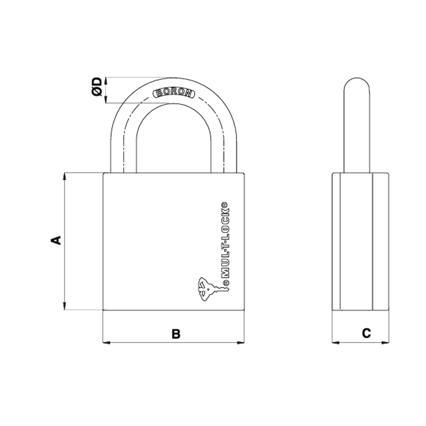 Candado Seguro MX6007 G10 - Alta Seguridad