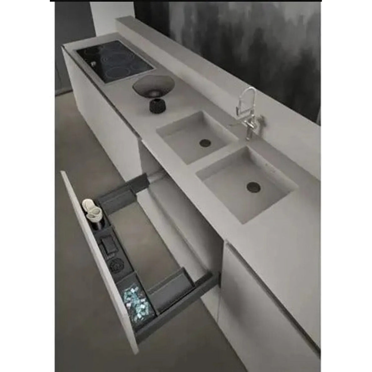 Organizador para cajón bajo fregadero 720A W.60 - ORION