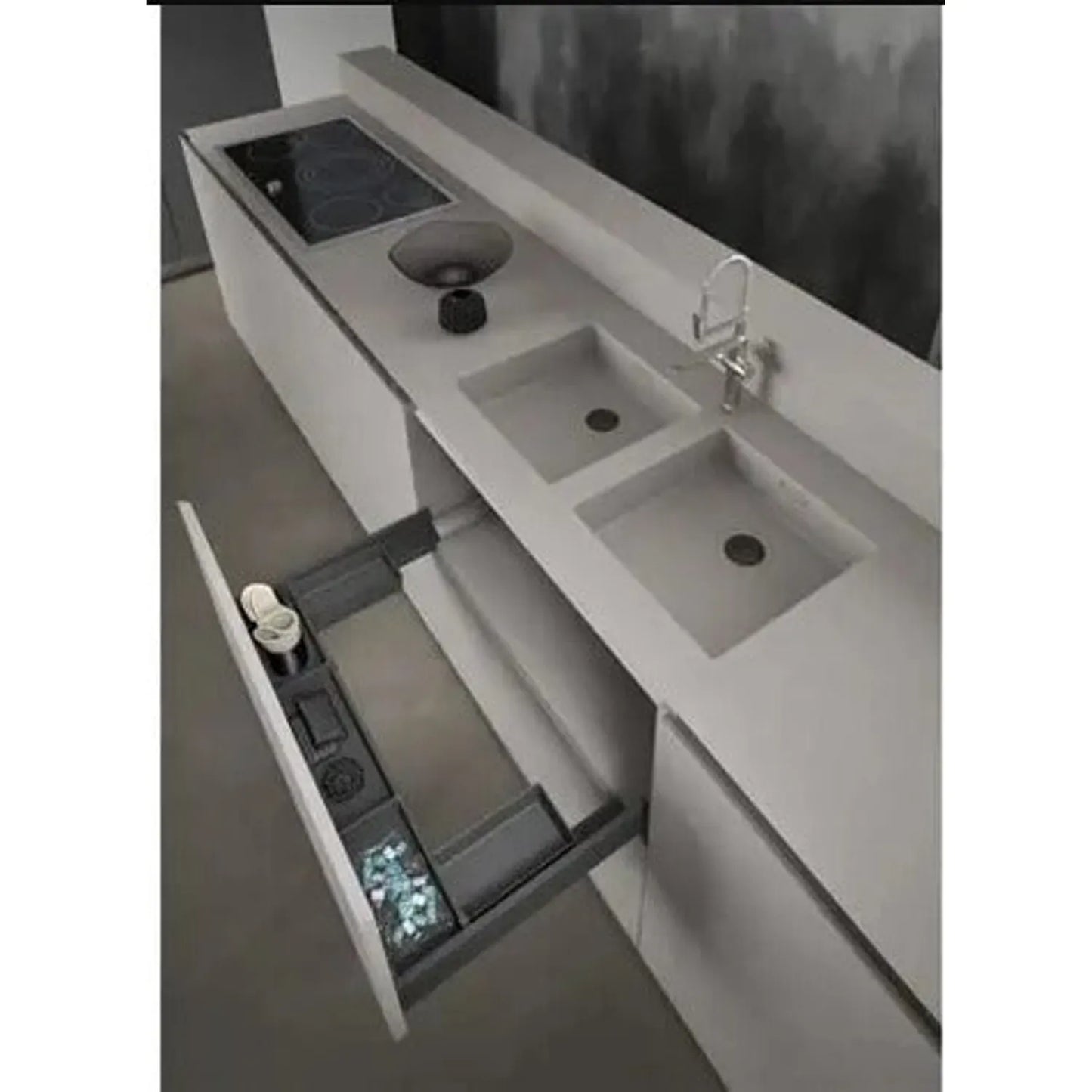 Organizador para Cajón Bajo Fregadero 720A W.90 Orion