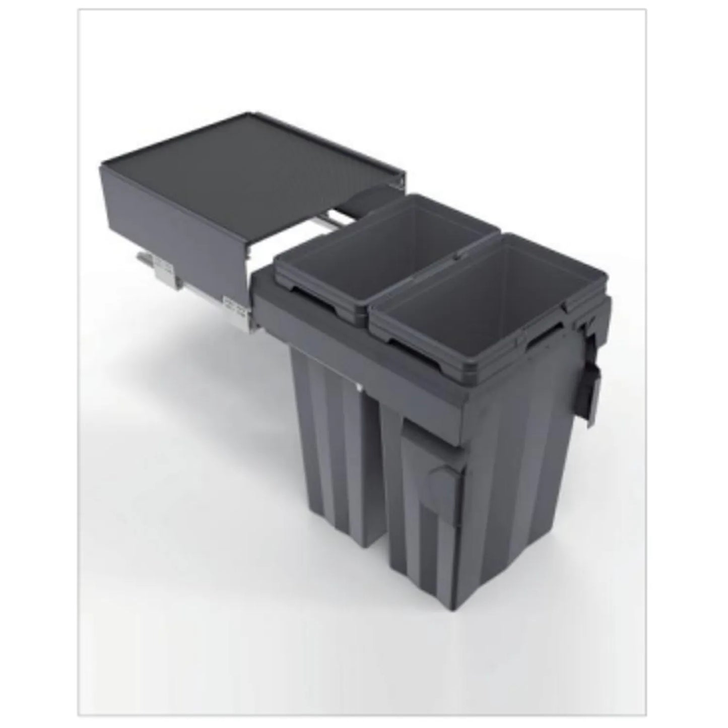 Caja de Almacenamiento MAX-45 56L Gris Eurocargo - Diseño Moderno