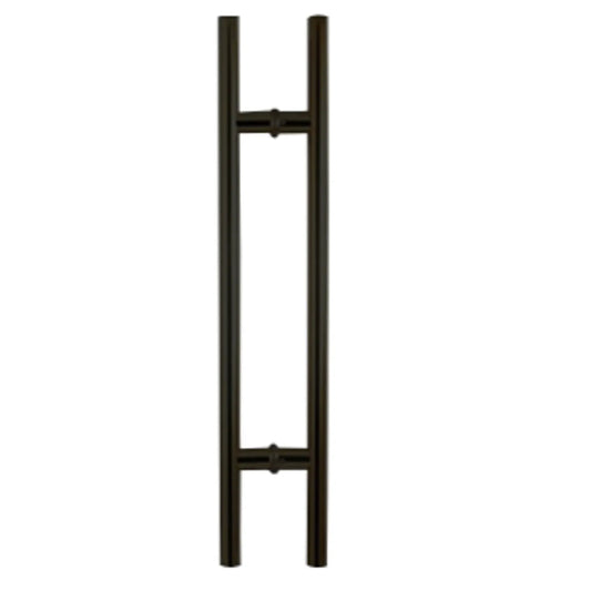 Jaladera Doble Inoxidable Negra HLD-633 38x400x600