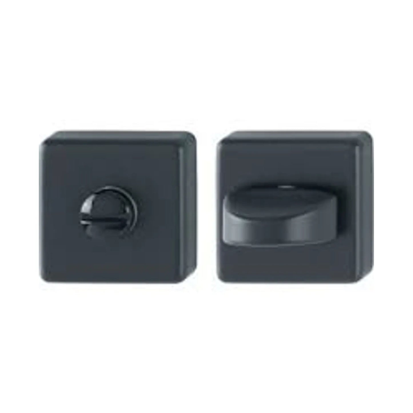 Kit WC Cuadrado Negro Mate 52KS - Hoppe DALLAS