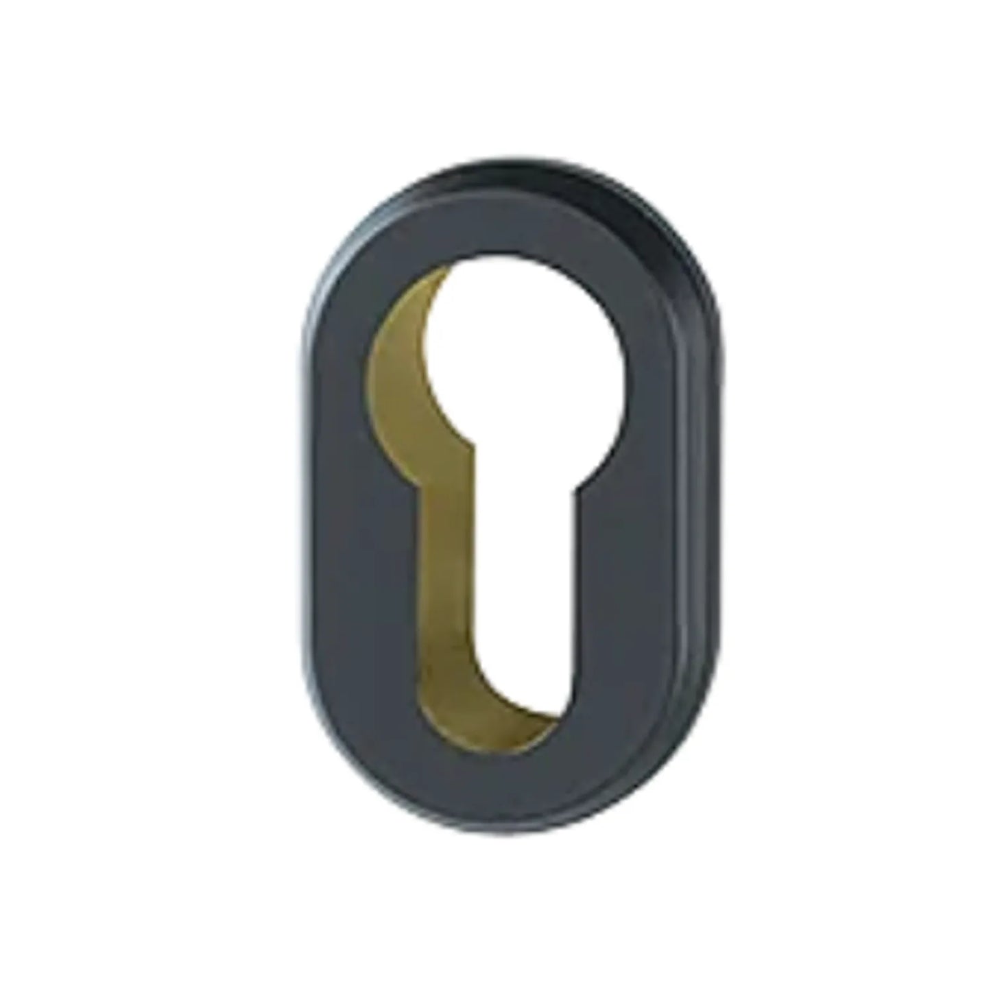 Mini Bocallave Negro Mate M846S para Puertas Interiores