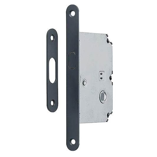 Cerradura de Gancho Negro 50mm WC 8mm - Seguridad Robusta