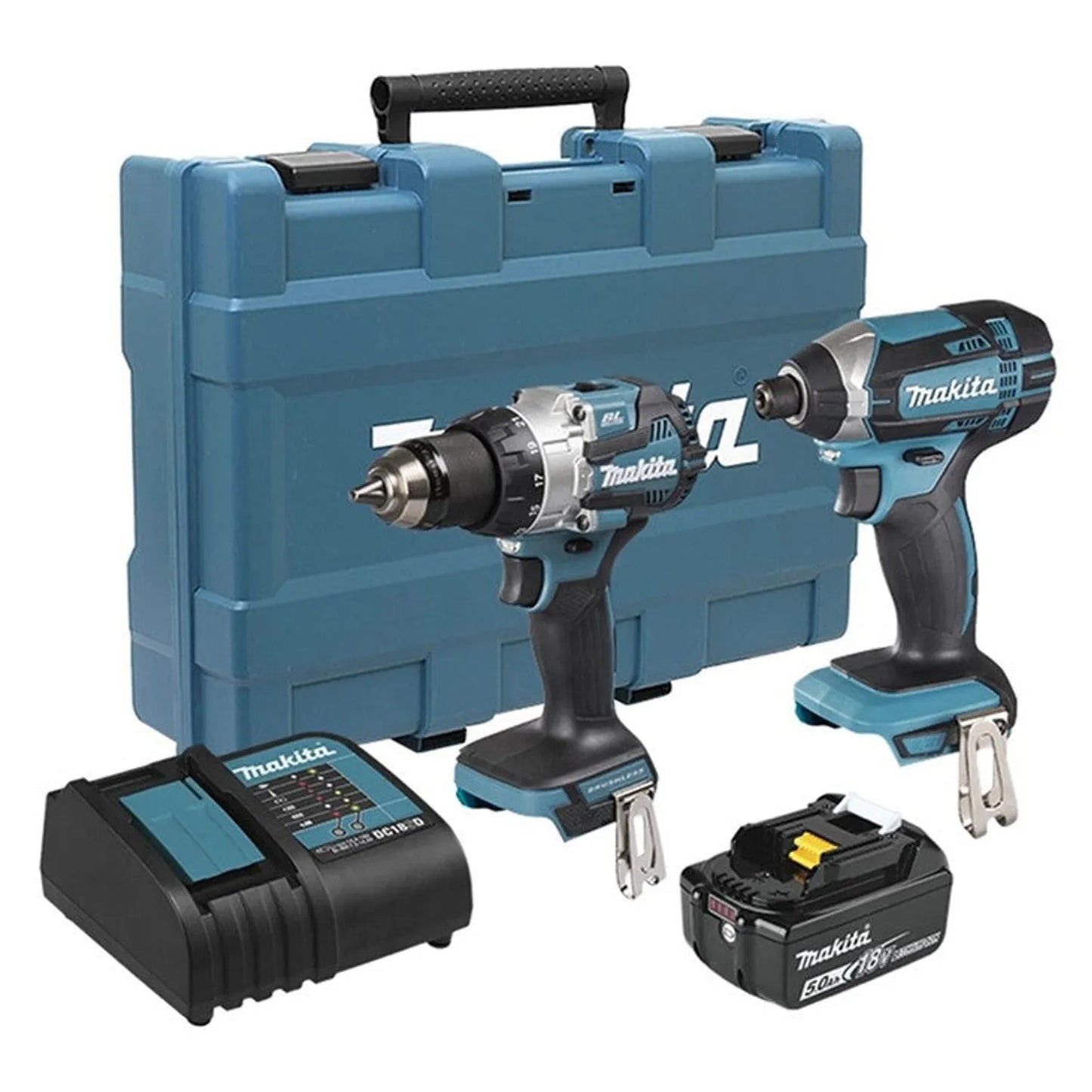 Combo Makita Rotomartillo + Atornillador 18V Brushless DLX2523ST
