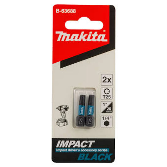 Juego de 2 Puntas Torx T25 para Impacto - 1" | Alta Durabilidad