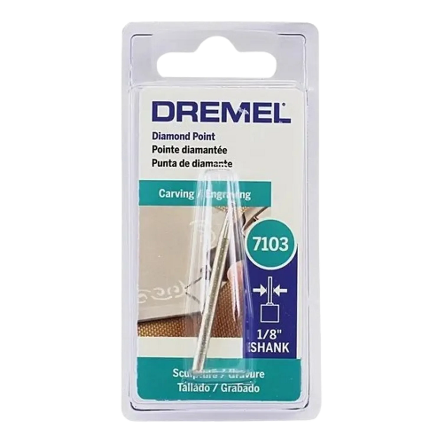 Punta de Diamante Dremel 7103 para Materiales Duros