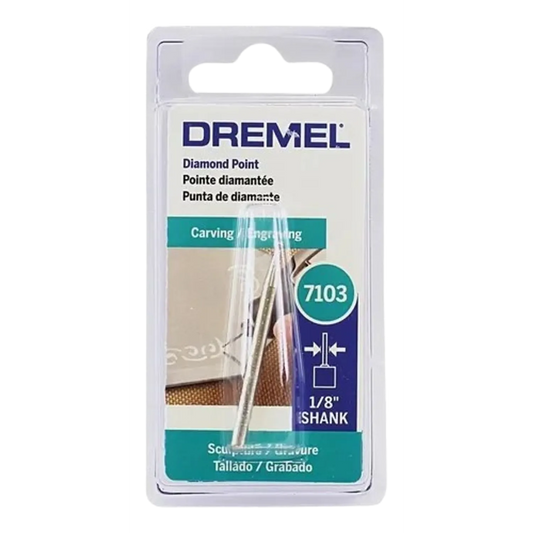 Punta de Diamante Dremel 7103 para Materiales Duros