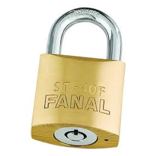 Candado de Latón Extra Seguridad FANAL CS1-ST-40F