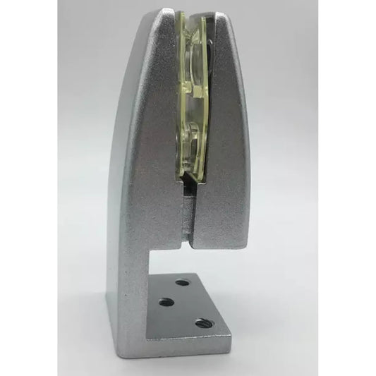 Soporte Panel Frente Aluminio 5-20mm Satinado Plata