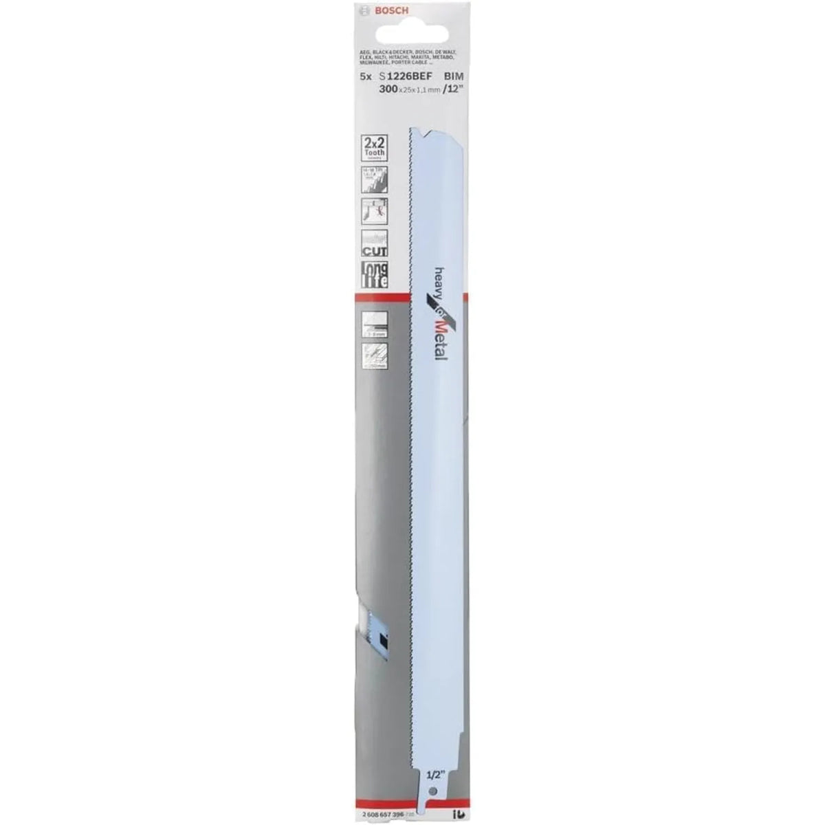 Segueta Bosch S1226BEF 12" - Corte Rápido y Preciso