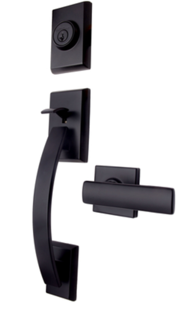 Kwikset Tavaris Negro Mate - Cerradura de Entrada Segura