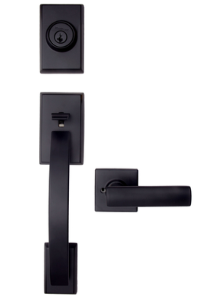 Kwikset Tavaris Negro Mate - Cerradura de Entrada Segura