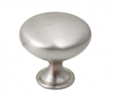 Perilla Zinc | Níquel Cepillado o Negro | Base Ø 15 mm