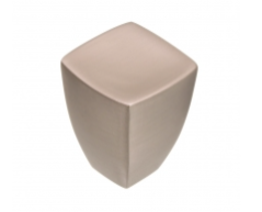 Perilla de Zinc 22mm - Negro y Cromo para Muebles