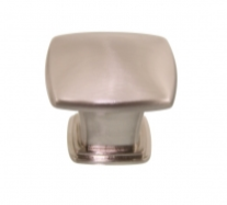Perilla de Zinc 31MM - Negro y Cromo | Alta Calidad
