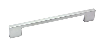 Manija Zinc Níquel Cepillado - Estilo Moderno 96mm