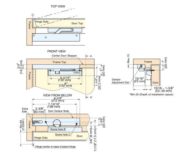 LDD-S-R/LGR SURFACE MOUNT TYPE DERECHA
