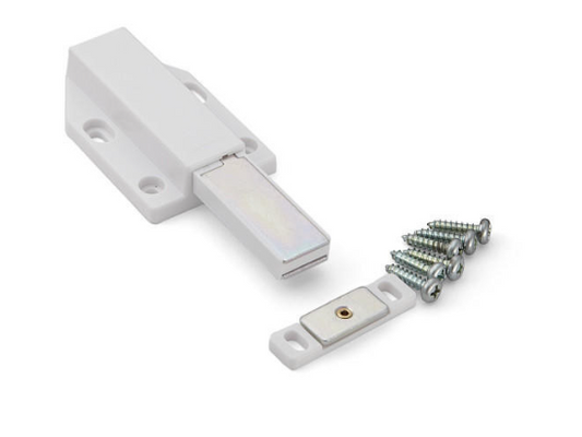 Pestillo magnético táctil de carrera larga, blanco - ML-120/WHT