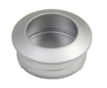Manija Zinc 40mm Níquel Cepillado - Ø36x12mm