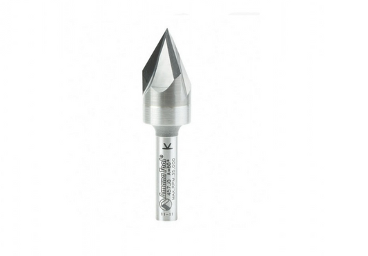 Broca de Carburo V 60° - 9/16x1/4 - Ideal para Precisión