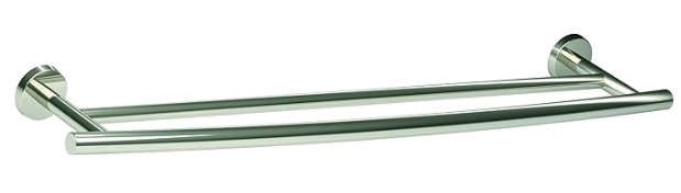 Toallero Doble 24" Acero Inoxidable Pulido