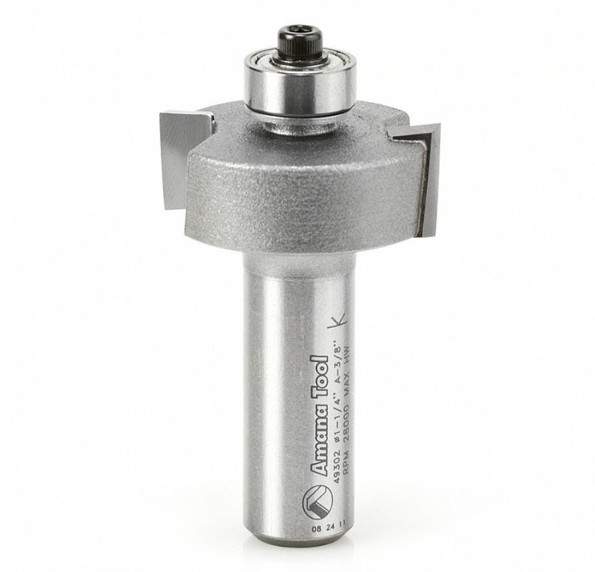 Broca Carburo Ranura 1-1/4x1/2x1/2 con Rod. Inf
