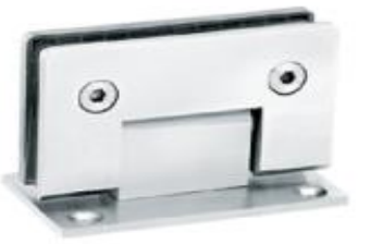 Bisagra Cristal 90° HLD-5006 Acero Inoxidable Duradera