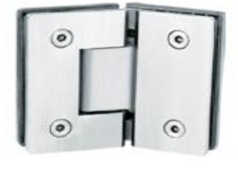 Bisagra de Cristal 180° Acero Inoxidable HLD-5008