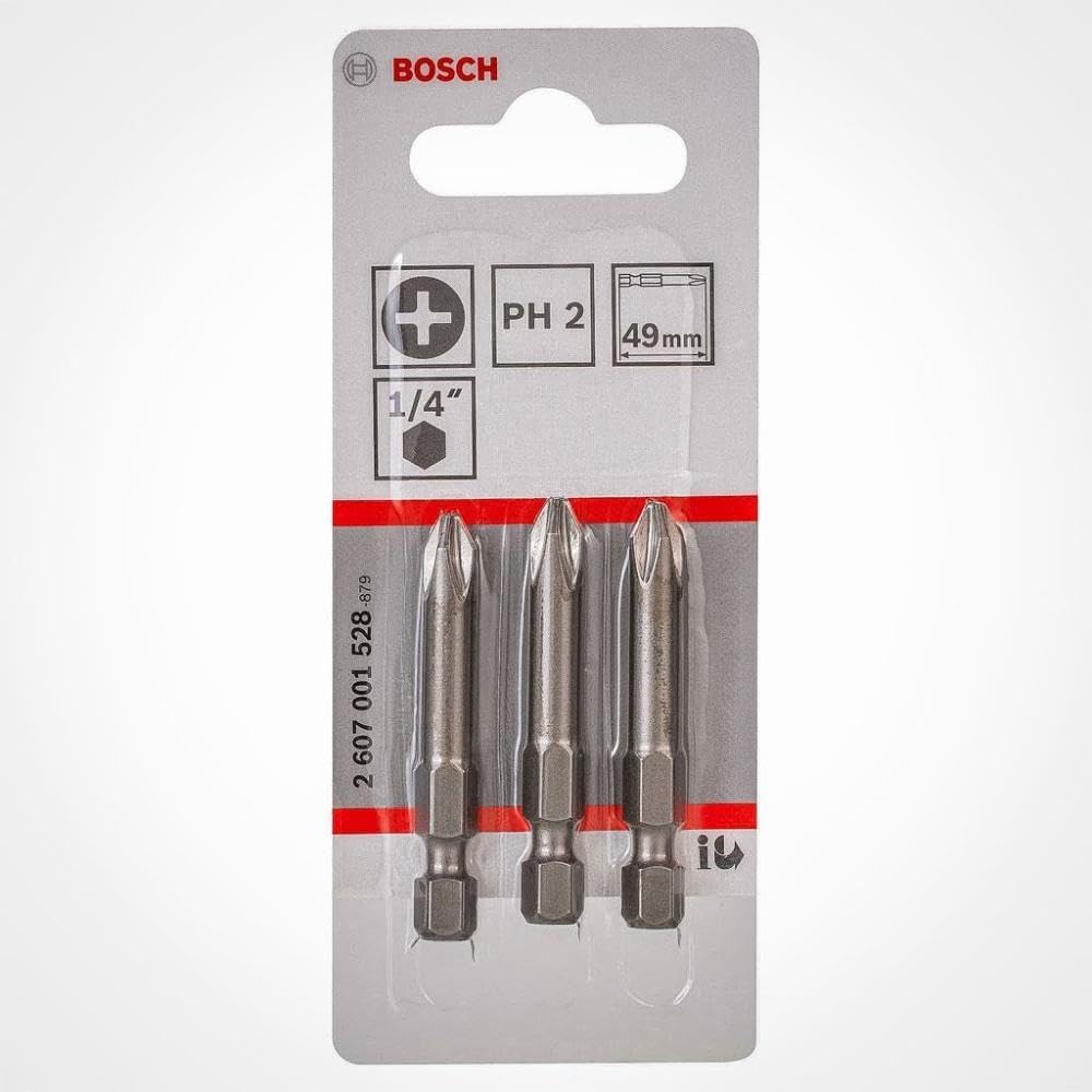 Punta Phillips PH.2 x 2" Xtra Hard (3 unidades) - Profesional