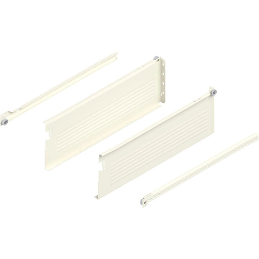 Perfil METABOX Plateado Altura 270 mm - Calidad Blum | Casa Ikeda