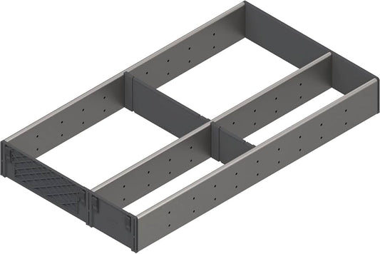 Juego ORGA-LINE Inox-Gris 550mm para TANDEMBOX Blum