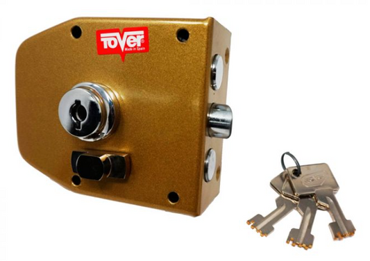 Cerradura Tover 5200 Latón – Seguridad y Estilo